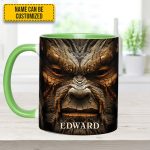 Bigfoot Saw Me - Personalized Bigfoot Accent Mug