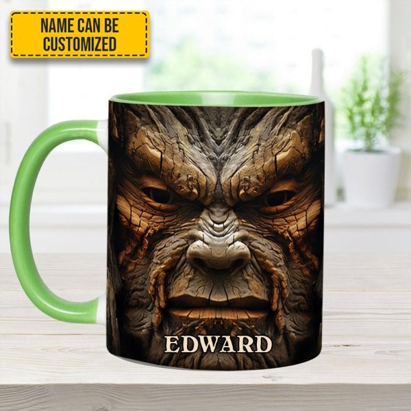 Bigfoot Saw Me - Personalized Bigfoot Accent Mug