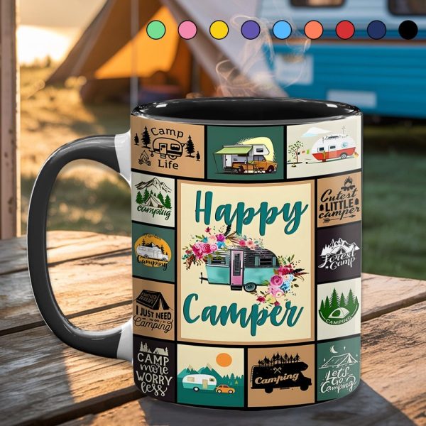 Happy Camper - The Camping Vintage Collection Accent Mug