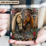 Horse Couple - Personalized Horse Accent Mug
