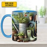 Garden Plant  - Personalized Gardening Accent Mug