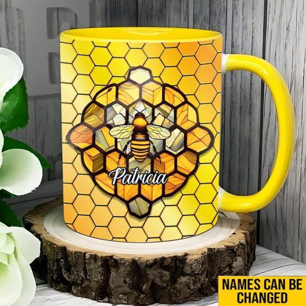 Love Bees - Personalized Bee Accent Mug