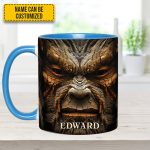 Bigfoot Saw Me - Personalized Bigfoot Accent Mug
