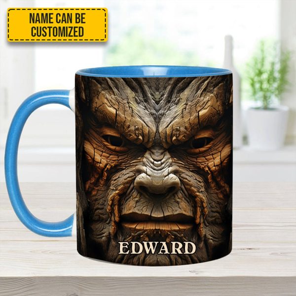 Bigfoot Saw Me - Personalized Bigfoot Accent Mug