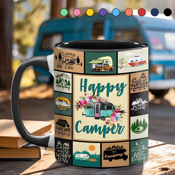 Happy Camper - The Camping Vintage Collection Accent Mug