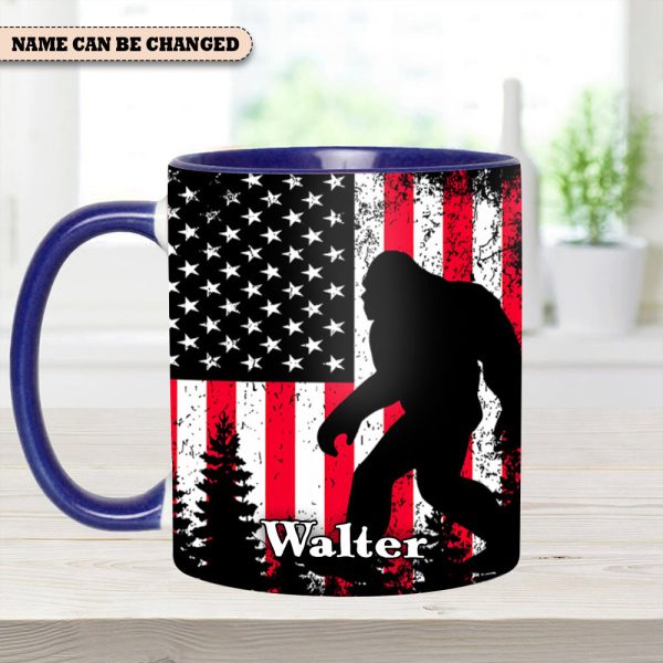 American Bigfoot Personalized Accent Mug