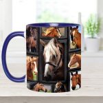 Loves Horses - Horse Accent Mug