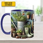 Garden Plant  - Personalized Gardening Accent Mug