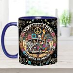 Every Little Thing Is Gonna Be Alright - Personalized Hippie Accent Mug