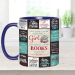 Girl Loves Books Accent Mug