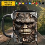 Morning Face – Personalized Funny Bigfoot Accent Mug