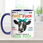 Funny Highland Cow Accent Mug