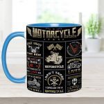 Vintage Motorcycle Collection Accent Mug