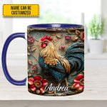 Vintage Rooster – Personalized Chicken Accent Mug