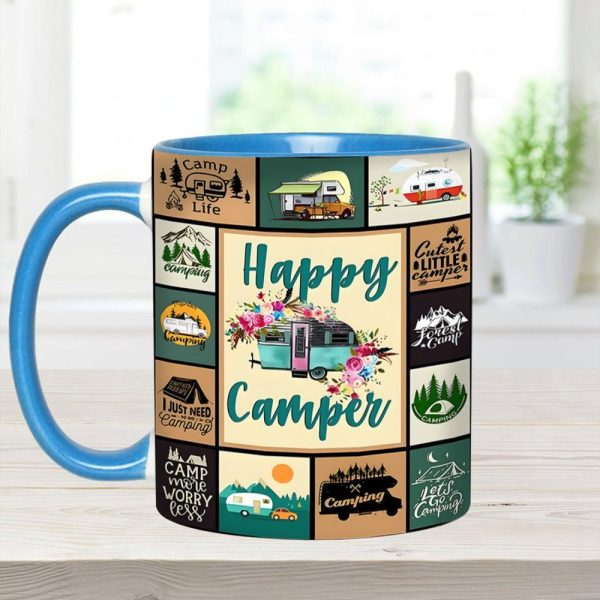 Happy Camper - The Camping Vintage Collection Accent Mug