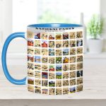 Us National Park Bucket List Accent Mug