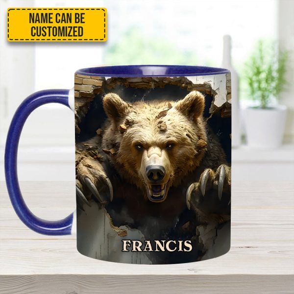 Wall Breaker – Personalized Bear Accent Mug