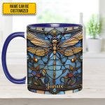 Love Dragonfly - Personalized Dragonfly Accent Mug