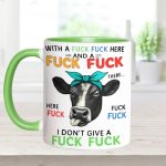 Funny Highland Cow Accent Mug
