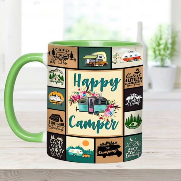 Happy Camper - The Camping Vintage Collection Accent Mug