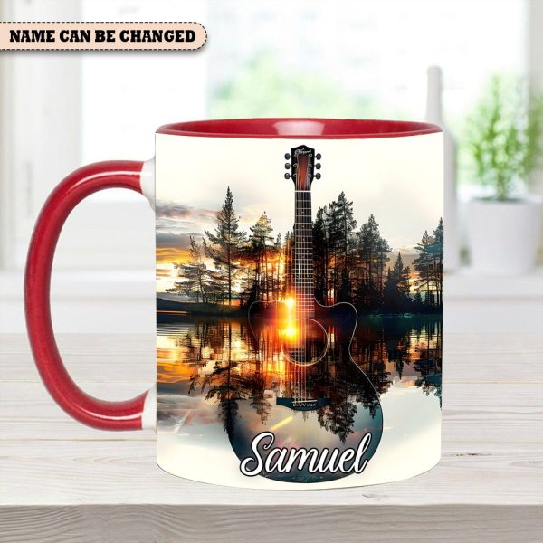 Fantasy Guitar – Personalized Guitar Accent Mug
