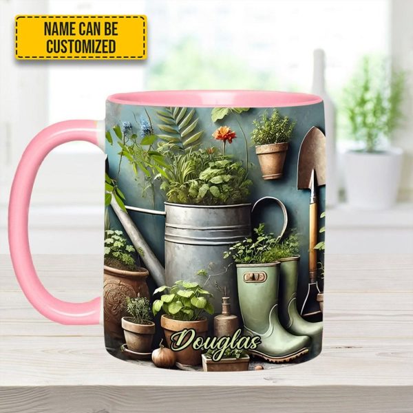 Garden Plant  - Personalized Gardening Accent Mug