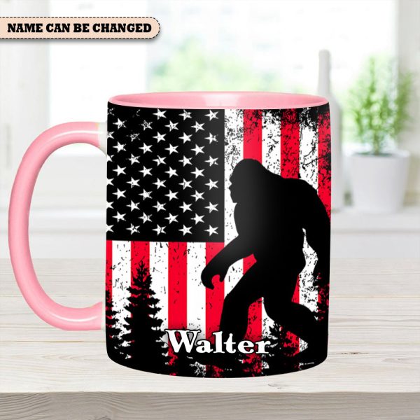 American Bigfoot Personalized Accent Mug