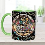 Every Little Thing Is Gonna Be Alright - Personalized Hippie Accent Mug