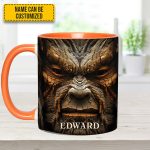 Bigfoot Saw Me - Personalized Bigfoot Accent Mug