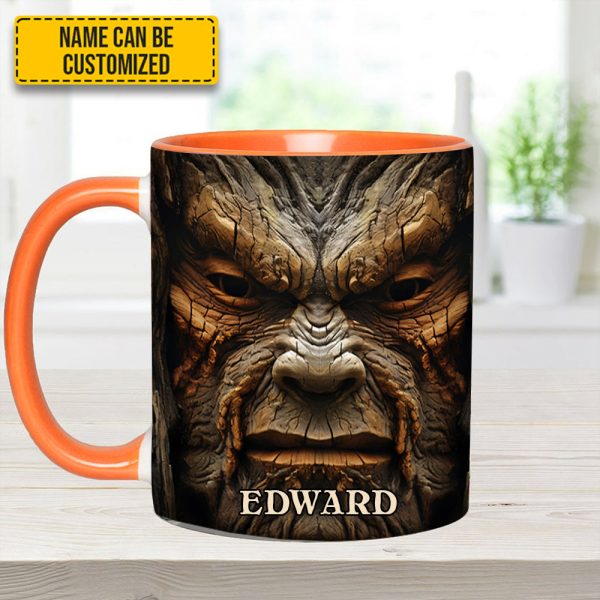 Bigfoot Saw Me - Personalized Bigfoot Accent Mug