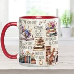Just A Girl Who Loves Books Accent Mug