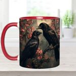 Personalized Raven Couple Accent Mug