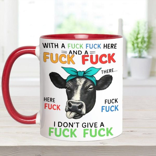 Funny Highland Cow Accent Mug