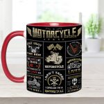 Vintage Motorcycle Collection Accent Mug