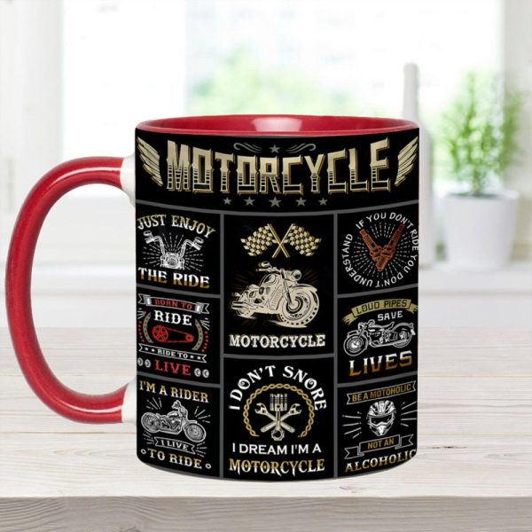 Vintage Motorcycle Collection Accent Mug