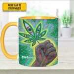 Psychedelic Power - Personalized Weed Accent Mug