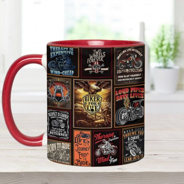 Vintage Biker Collection Accent Mug
