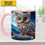 Dark Owl - Personalized Owl Accent Mug