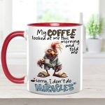 Chicken Funny Accent Mug