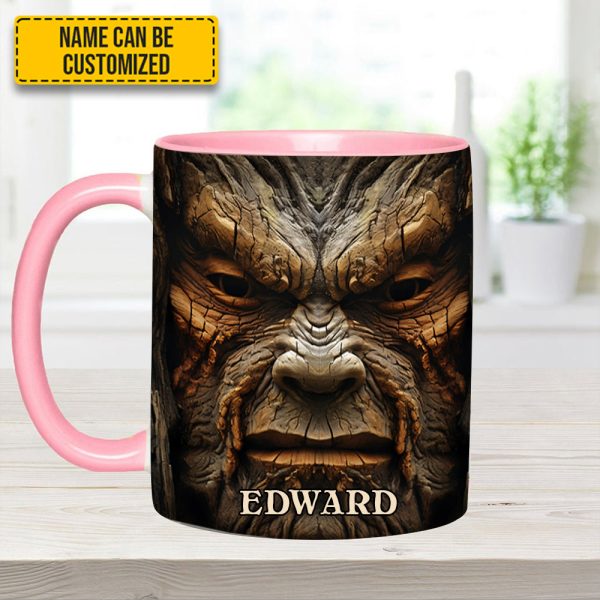 Bigfoot Saw Me - Personalized Bigfoot Accent Mug