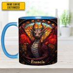 Fantasy Dragon Personalized Accent Mug