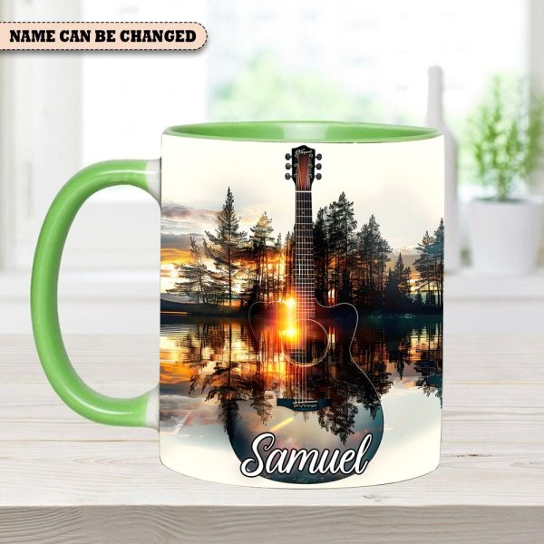 Fantasy Guitar – Personalized Guitar Accent Mug