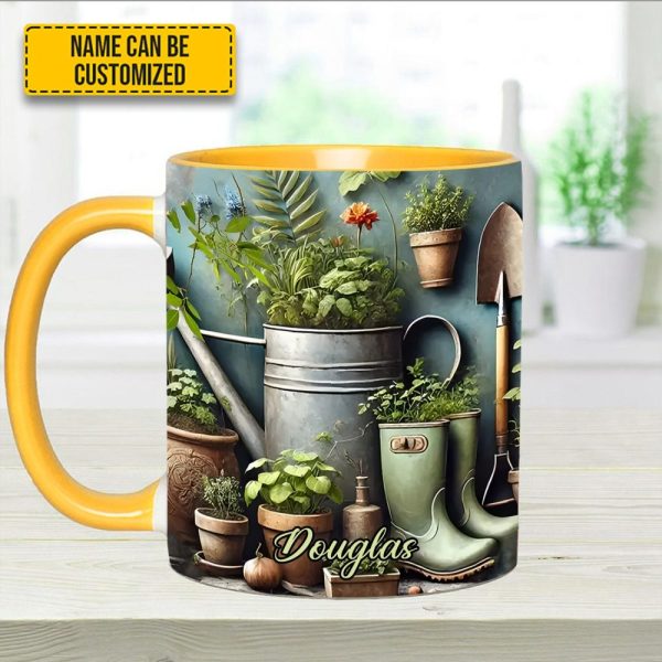 Garden Plant  - Personalized Gardening Accent Mug
