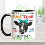 Funny Highland Cow Accent Mug