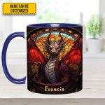 Fantasy Dragon Personalized Accent Mug
