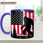 American Bigfoot Personalized Accent Mug
