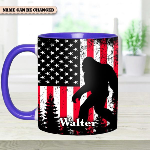 American Bigfoot Personalized Accent Mug