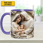 Holy Family Personalized Accent Mug