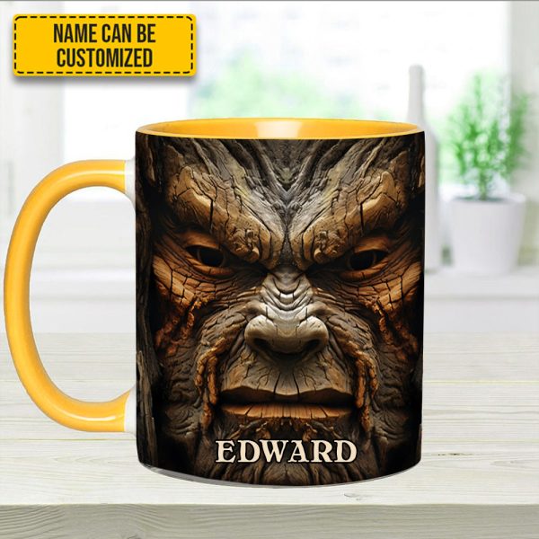 Bigfoot Saw Me - Personalized Bigfoot Accent Mug