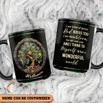 I See Trees Of Green - Personalized Hippie Accent Mug
